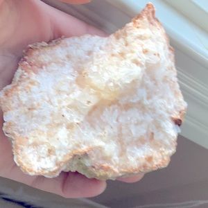 This is a pink crystal. It’s really rare to find these days.